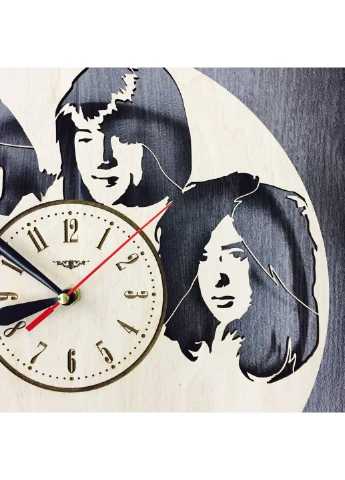 Арт-часы настенные деревянные круглые «Led Zeppelin» 7Arts (253566559)
