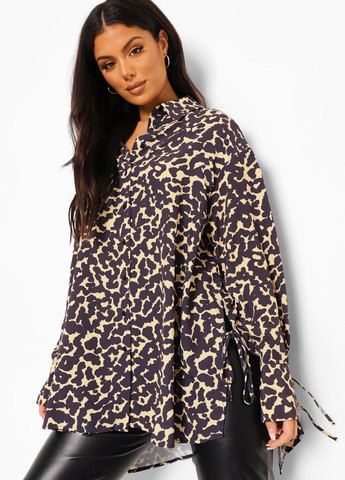 Бежевая блуза Boohoo