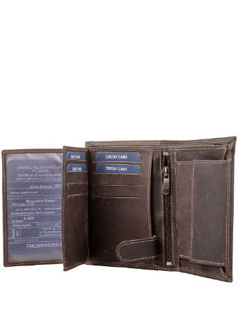 Чоловік шкіряний гаманець 10х13х2,5 см Buffalo Wild (195770958)