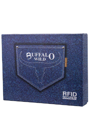 Чоловік шкіряний гаманець 10х13х2,5 см Buffalo Wild (195770958)
