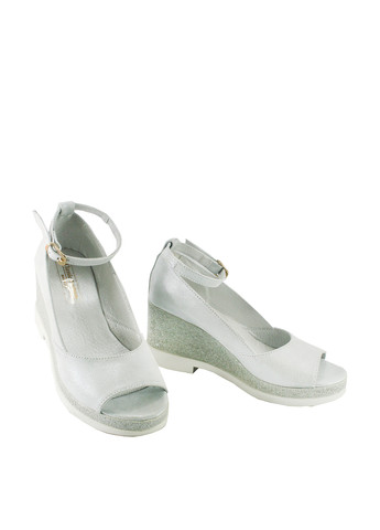 Mila Туфли пип-тое серебряный з натуральная кожа, — демисезон (356509260)