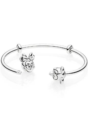 Серебряный браслет для шармов Пандора Moments Disney "Микки и Минни" 16 No Brand (252508838)
