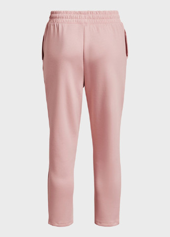 Светло-розовые спортивные демисезонные укороченные брюки Under Armour