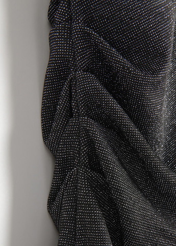 Черное вечернее, коктейльное платье на одно плечо Reserved однотонное