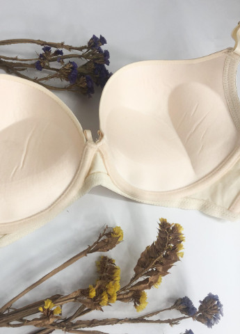 Бежевый поддерживающий бюстгальтер бежевый классика 3d тройной пуш ап супер 80сd 85cd 90cd для поднятия большой груди No Brand