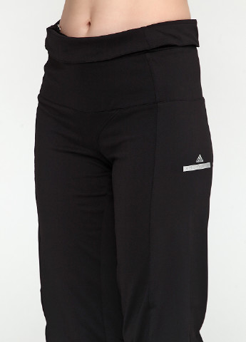 Черные спортивные демисезонные галифе брюки adidas