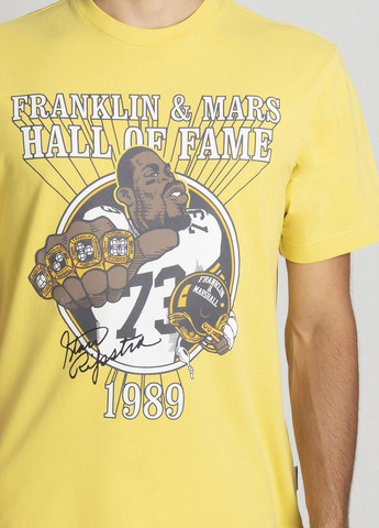 Желтая футболка Franklin & Marshall