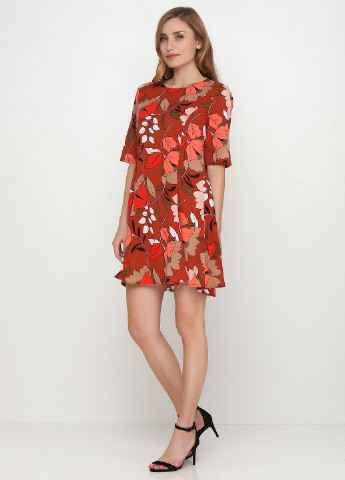 Кирпичное кэжуал платье Glamorous с цветочным принтом