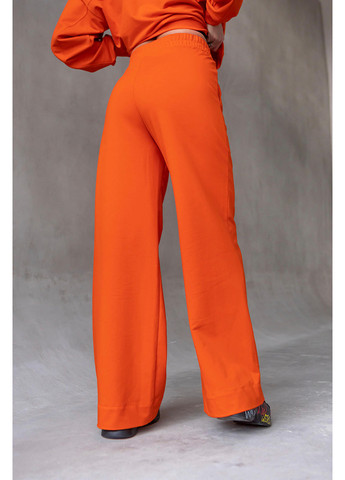 Оранжевые кэжуал демисезонные палаццо брюки TOTALFIT