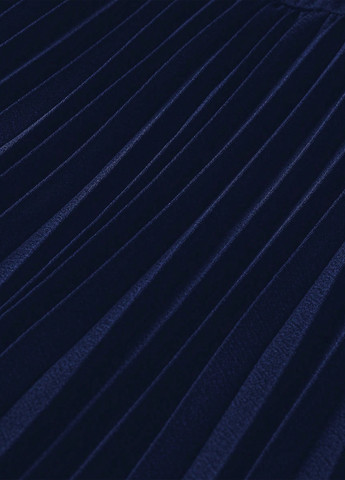 Темно-синя кежуал сукня плісована SHEIN колор блок