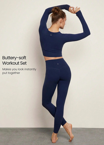 Спортивный костюм (топ, леггинсы) SHEIN (332612841)