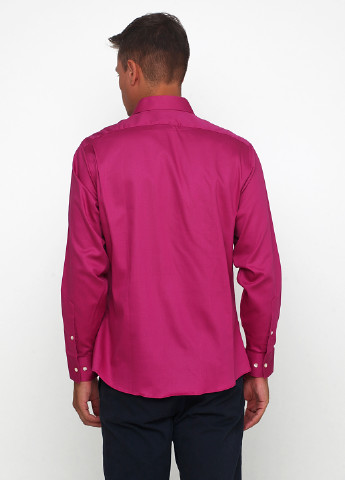 Розовая кэжуал рубашка однотонная GEOFFREY BEENE