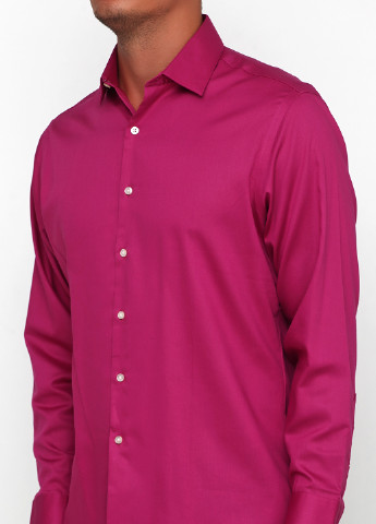 Розовая кэжуал рубашка однотонная GEOFFREY BEENE