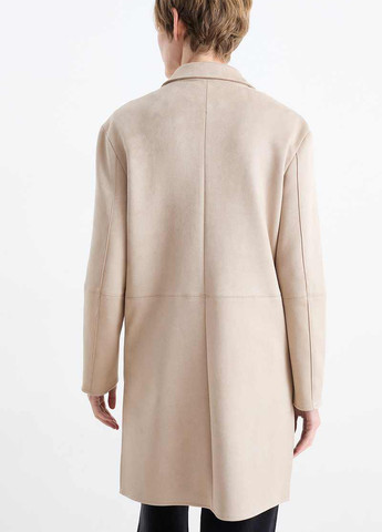 Бежевое демисезонное Пальто однобортное C&A