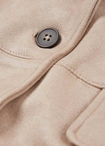 Бежевое демисезонное Пальто однобортное C&A