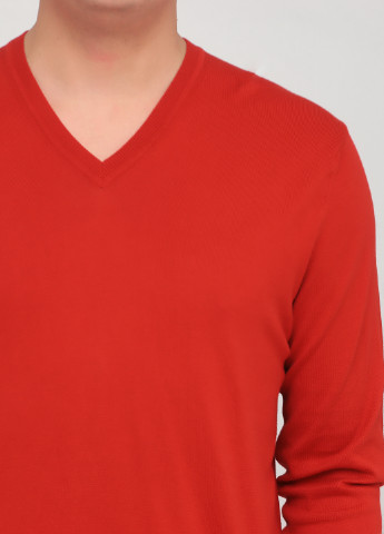 Яскраво-червоний демісезонний пуловер пуловер United Colors of Benetton