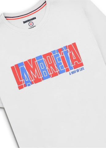 Белая футболка Lambretta
