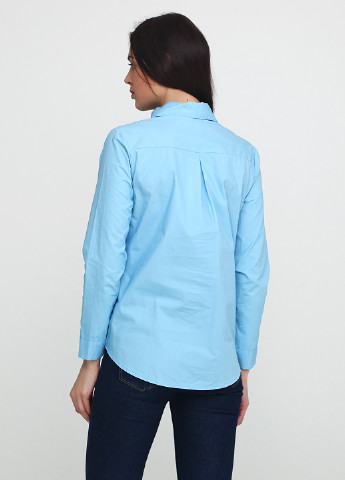 Голубой кэжуал рубашка с рисунком Collection