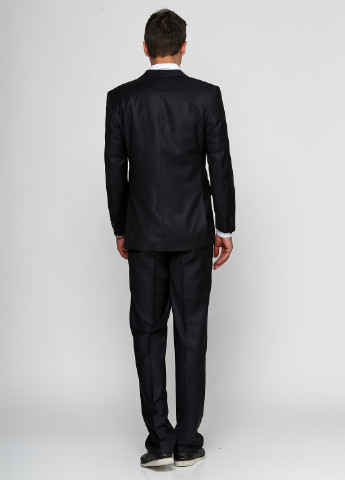 Чорний демісезонний костюм (піджак, брюки) брючний Franco Riveiro