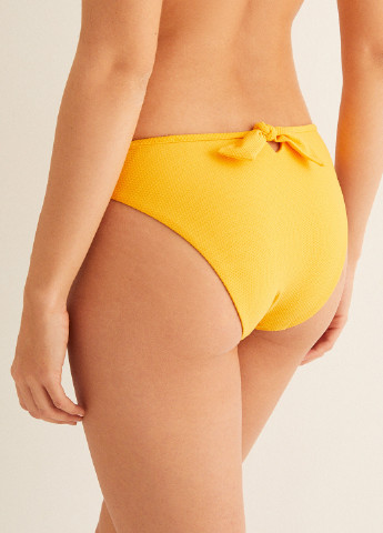 Желтые купальные трусики-плавки однотонные Women'secret