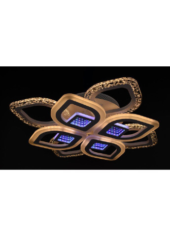 Люстра стельова LED з пультом A2721/4+4SQ-3D-wh Білий 10х44х44 см. Sunnysky (253122292)