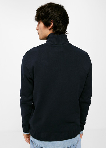 Темно-синий демисезонный свитер Springfield