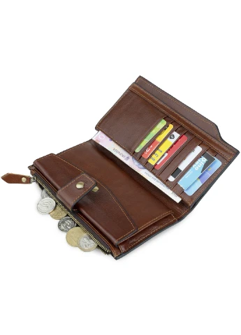 Чоловік шкіряний клатч 9,5х19 см Vintage (229458558)