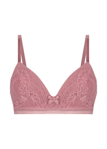 Рожево-ліловий бюстгальтер Hunkemoller без кісточок поліамід