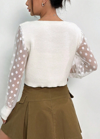 Білий демісезонний джемпер джемпер SHEIN