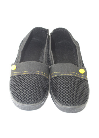 Чёрные эспадрильи однотонный перфорация (321828268)