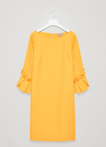 Желтое кэжуал платье Cos