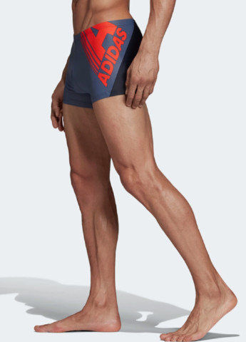 Мужские серые спортивные плавки шорты adidas