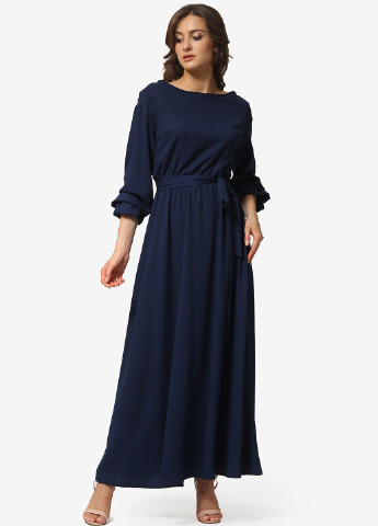 Темно-синя кежуал сукня, сукня кльош Lada Lucci