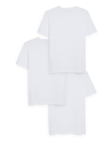 Біла футболка (3 шт.) C&A