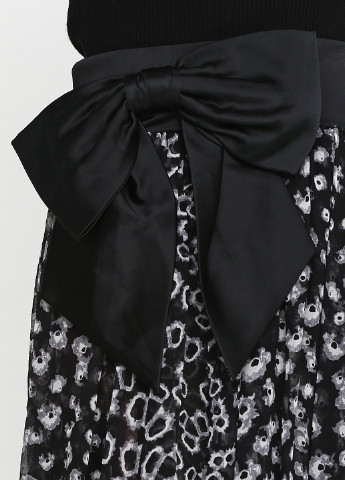 Черная кэжуал с рисунком юбка Thomas Wylde миди