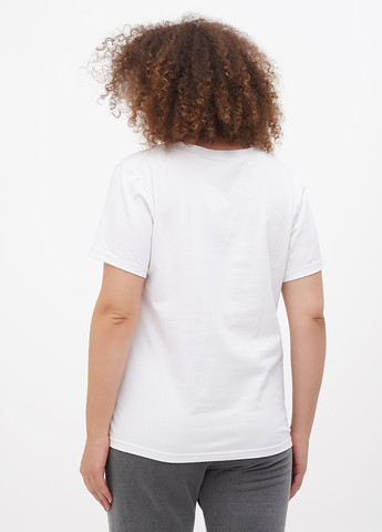 Белая летняя футболка Fleri