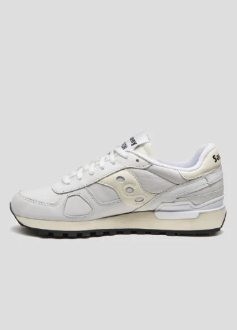 Белые всесезонные белые кроссовки shadow original Saucony
