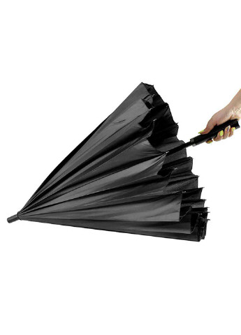 Зонт Lesko 4472-13223 трость чёрный