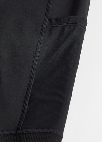 Черные демисезонные леггинсы H&M