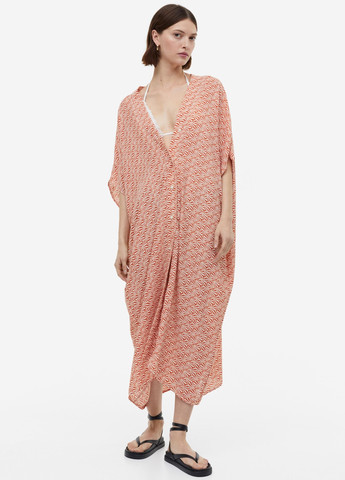 Женское летнее Платье оверсайз H&M с геометрическим узором