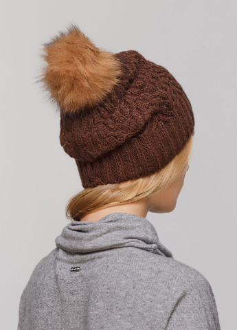 Зимняя теплая женская шапка на флисовой подкладке 550698 Merlini (249643105)