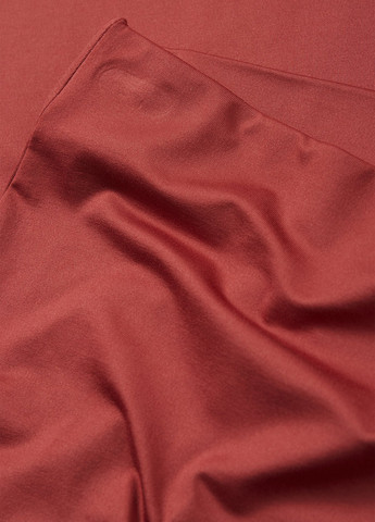 Бордовая кэжуал однотонная юбка C&A карандаш