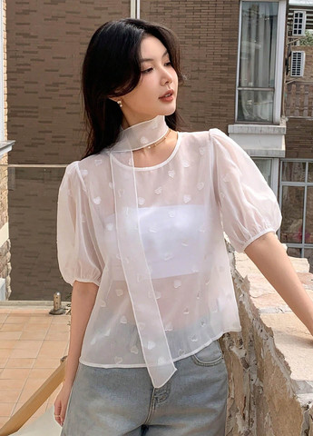 Белая блуза SHEIN