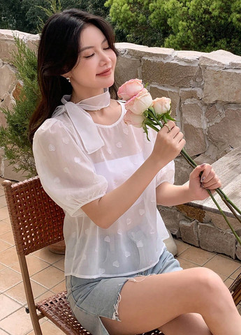 Белая блуза SHEIN