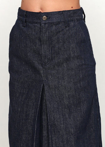 Темно-синяя джинсовая однотонная юбка Cos колокол