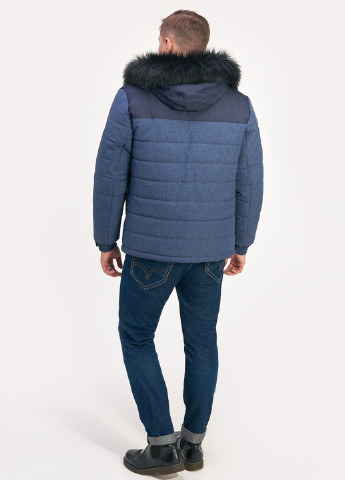 Темно-синяя зимняя куртка Riccardo