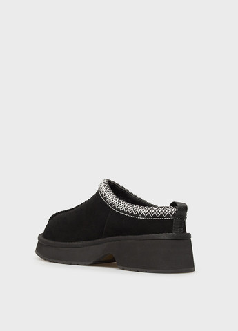 Черные сабо PRPY на среднем каблуке с вышивкой, с логотипом