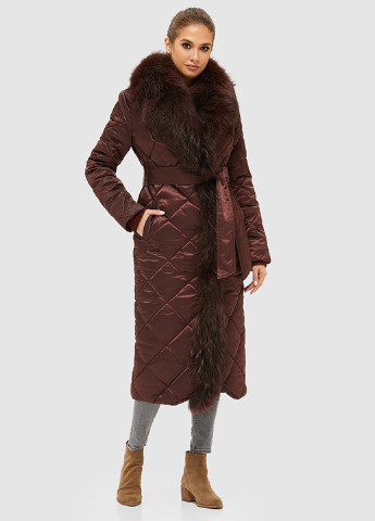 Бордовая зимняя куртка MN