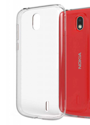 Чехол для мобильного телефона (смартфона) Laudtec для Nokia 1 Clear tpu (Transperent) (LC-N1T) BeCover (201493658)