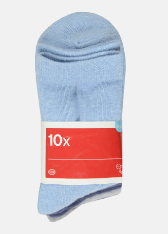 Шкарпетки (10 пар) C&A однотонні сині повсякденні